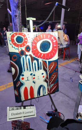 Elizabeth R Leonard · AB2508-2-1 · Round 2 Easel 1