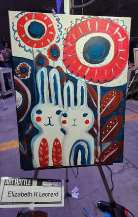Elizabeth R Leonard · AB2508-2-1 · Round 2 Easel 1