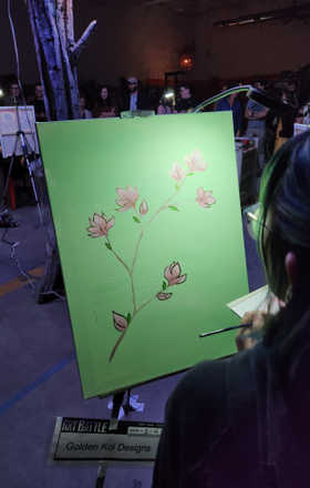 Golden Koi Designs · AB2508-2-4 · Round 2 Easel 4