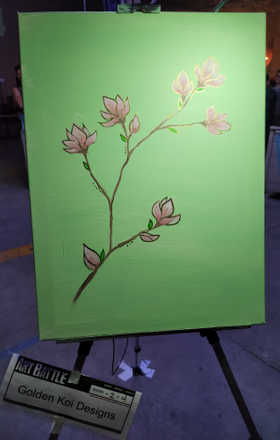 Golden Koi Designs · AB2508-2-4 · Round 2 Easel 4