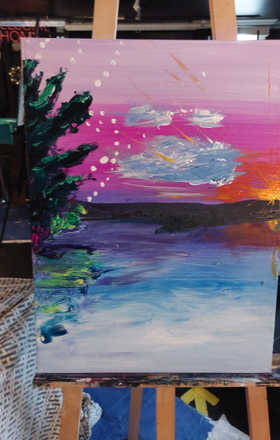 Casey Huxtable · AB2513-1-3 · Round 1 Easel 3