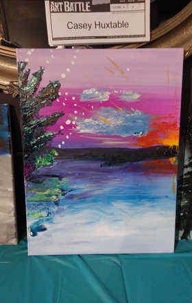 Casey Huxtable · AB2513-1-3 · Round 1 Easel 3