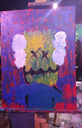 Jason Gonzalez · AB2523-2-2 · Round 2 Easel 2