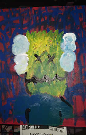 Jason Gonzalez · AB2523-2-2 · Round 2 Easel 2