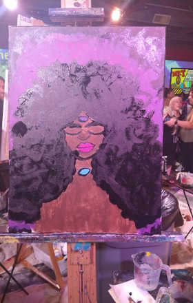 Art by Day · AB2523-2-3 · Round 2 Easel 3