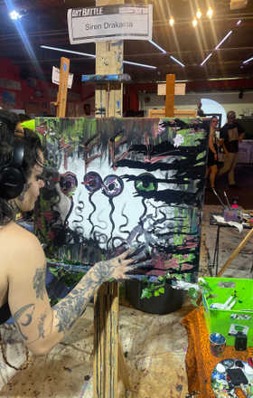 Siren Drakaina · AB2530-3-1 · Round 3 Easel 1