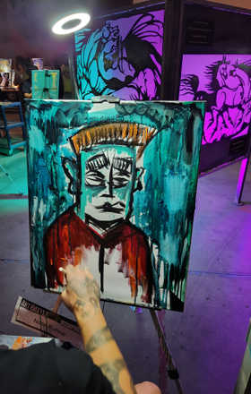 Nate Kuhne · AB2554-2-4 · Round 2 Easel 4