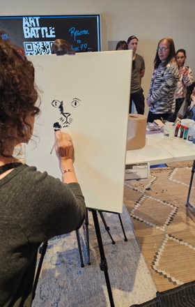 Melanie Muenchinger · AB2562-3-3 · Round 3 Easel 3