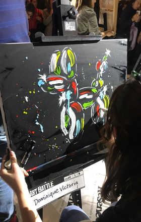 Dominique Victoria · AB2565-1-3 · Round 1 Easel 3