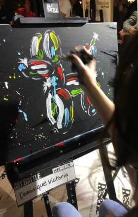 Dominique Victoria · AB2565-1-3 · Round 1 Easel 3