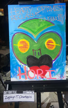 Dominique Victoria · AB2565-1-3 · Round 1 Easel 3