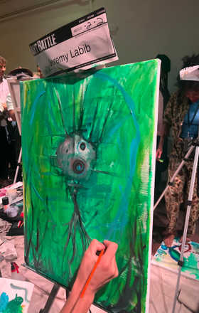 Jeremy Labib · AB2575-2-2 · Round 2 Easel 2