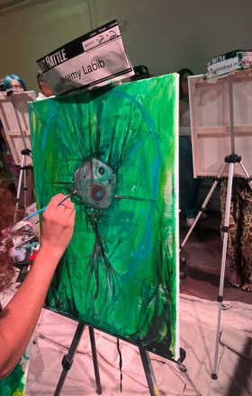 Jeremy Labib · AB2575-2-2 · Round 2 Easel 2