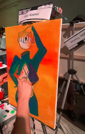Kay Keeks · AB2575-2-3 · Round 2 Easel 3