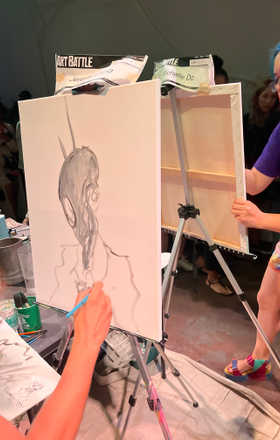 Jeremy Labib · AB2575-3-4 · Round 3 Easel 4