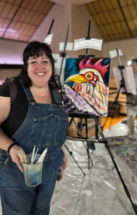 C Marlo Feinberg · AB2576-2-3 · Round 2 Easel 3