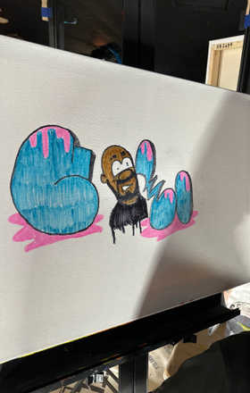 Cali Gutierrez · AB2604-2-4 · Round 2 Easel 4