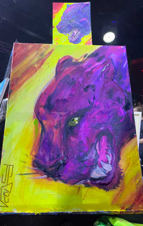 Juan Vega · AB2607-2-6 · Round 2 Easel 6