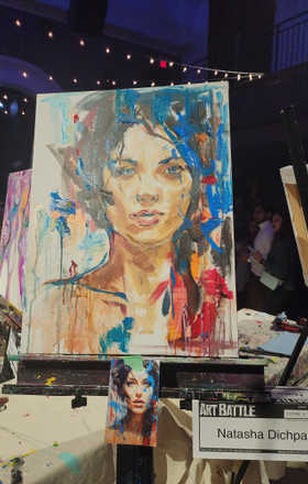 Natasha Dichpan · AB2613-1-1 · Round 1 Easel 1