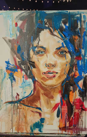 Natasha Dichpan · AB2613-1-1 · Round 1 Easel 1