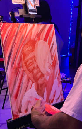 For Rent Artist · AB2624-1-4 · Round 1 Easel 4