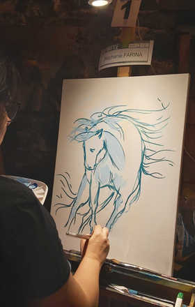 Stephanie Farina · AB2634-3-1 · Round 3 Easel 1