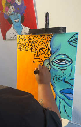 Cori Johnson · AB2636-1-1 · Round 1 Easel 1