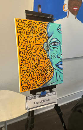 Cori Johnson · AB2636-1-1 · Round 1 Easel 1