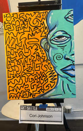 Cori Johnson · AB2636-1-1 · Round 1 Easel 1