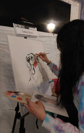 Cailey Giusti · AB2645-2-3 · Round 2 Easel 3