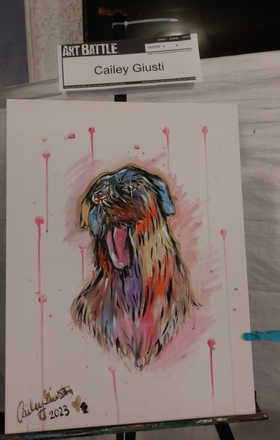 Cailey Giusti · AB2645-2-3 · Round 2 Easel 3