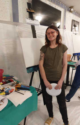 Caitlin Christakos · AB2645-3-2 · Round 3 Easel 2
