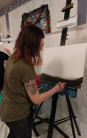 Caitlin Christakos · AB2645-3-2 · Round 3 Easel 2