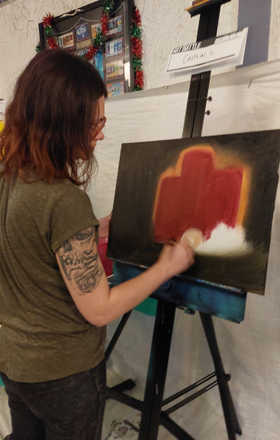 Caitlin Christakos · AB2645-3-2 · Round 3 Easel 2