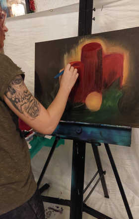 Caitlin Christakos · AB2645-3-2 · Round 3 Easel 2