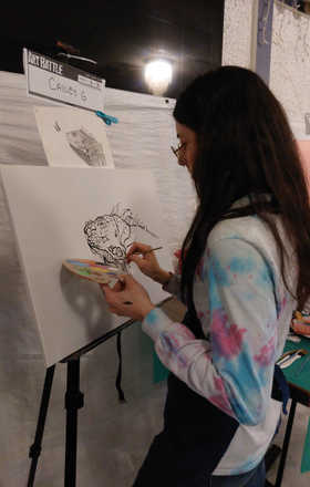 Cailey Giusti · AB2645-3-3 · Round 3 Easel 3