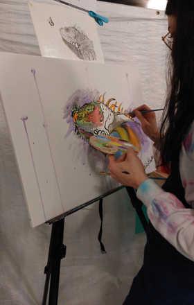Cailey Giusti · AB2645-3-3 · Round 3 Easel 3