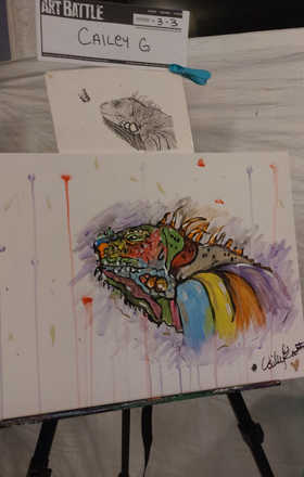 Cailey Giusti · AB2645-3-3 · Round 3 Easel 3