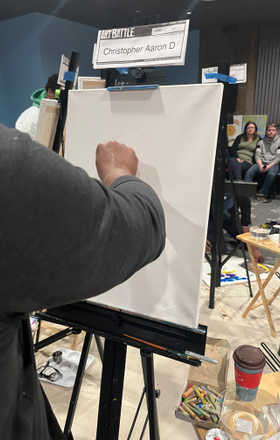 Christopher AAron Deanes · AB2664-2-2 · Round 2 Easel 2