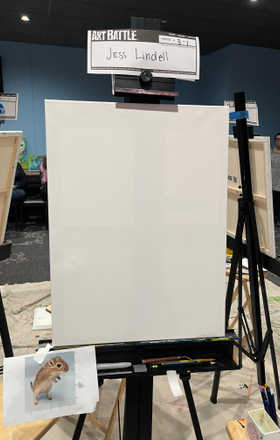 Jess Lindell · AB2664-3-1 · Round 3 Easel 1