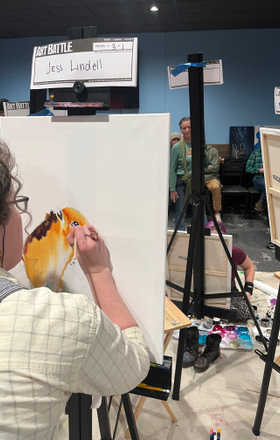 Jess Lindell · AB2664-3-1 · Round 3 Easel 1