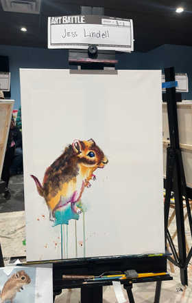 Jess Lindell · AB2664-3-1 · Round 3 Easel 1
