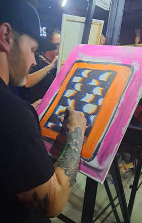 John Normandeau · AB2680-1-5 · Round 1 Easel 5