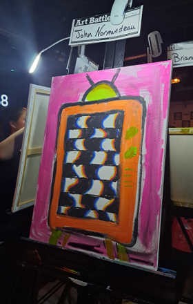 John Normandeau · AB2680-1-5 · Round 1 Easel 5