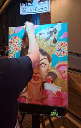 Heather CarGio · AB2680-4-1 · Round 4 Easel 1