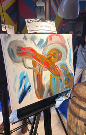 Aysja Mallery · AB2690-2-4 · Round 2 Easel 4
