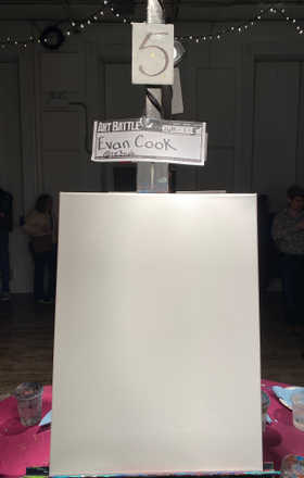 Evan · AB2699-1-5 · Round 1 Easel 5