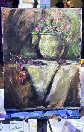 Joseph Endiafe · AB2725-3-3 · Round 3 Easel 3