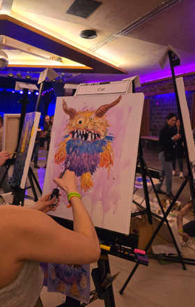 Cat · AB2728-1-5 · Round 1 Easel 5