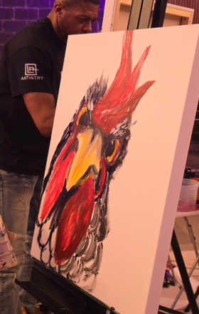 Angie Candell · AB2728-2-1 · Round 2 Easel 1